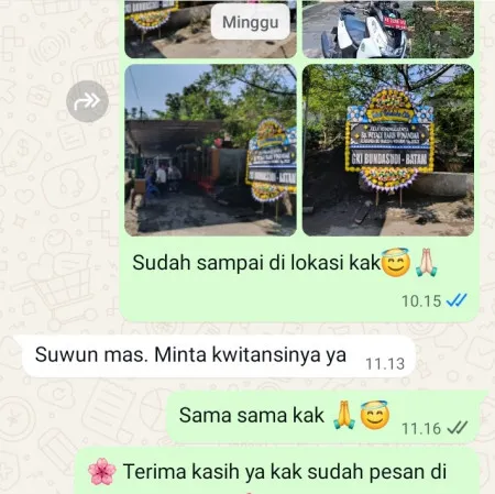 Pengiriman Papan Bunga Duka Daru Jambe