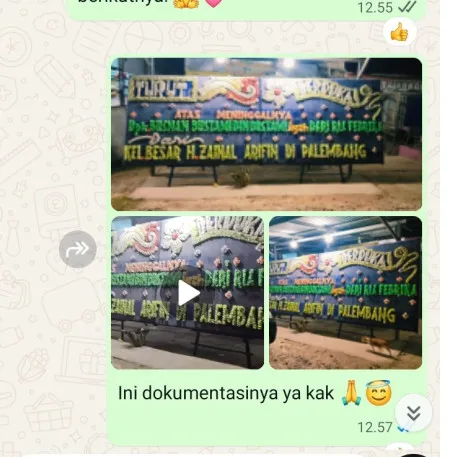 Pengiriman Papan Bunga Duka Daru Jambe
